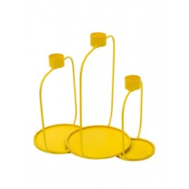 Candelabro amarillo de Serax 20 cm