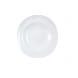 Plato hondo blanco brillo shell cookplay