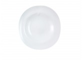 Plato hondo blanco brillo shell cookplay