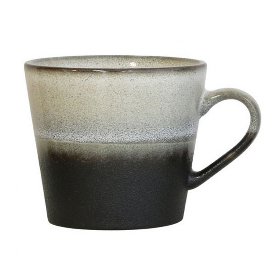 Mug capuccino de cerámica hk living 300 ml.