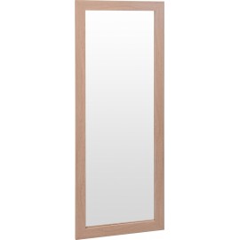 Espejo de pared madera color natural 90x30cm