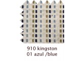 Juego de sábanas kingston azul cama 90 cm