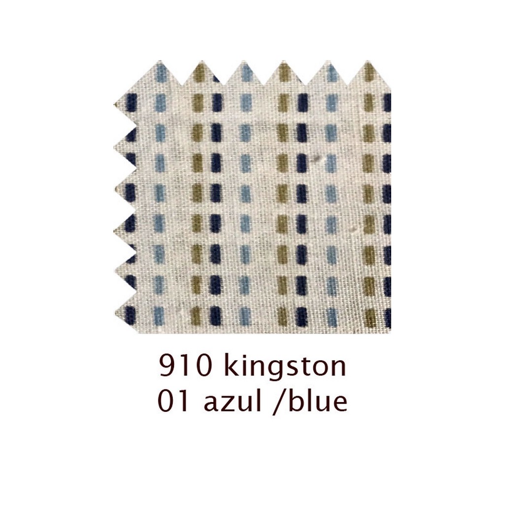 Juego de sábanas kingston azul cama 90 cm