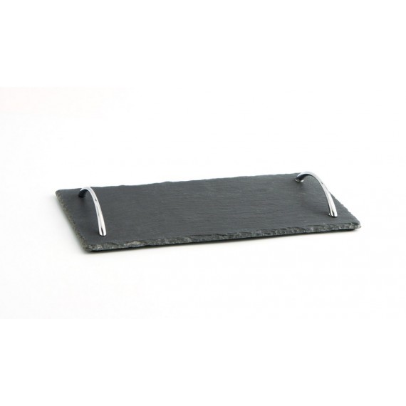 Tabla de pizarra con asas 30x15x3,5cm