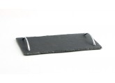 Tabla de pizarra con asas 30x15x3,5cm
