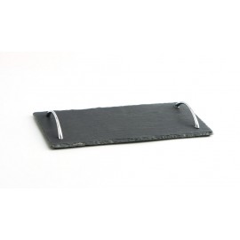 Tabla de pizarra con asas 30x15x3,5cm