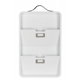 Clasificador madera blanco de 32x50 cm
