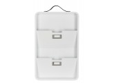 Clasificador madera blanco de 32x50 cm