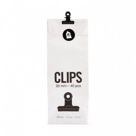 Clips con pinza negra House Doctor 33 mm 