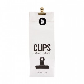 Clips con pinza oro House Doctor 30 mm