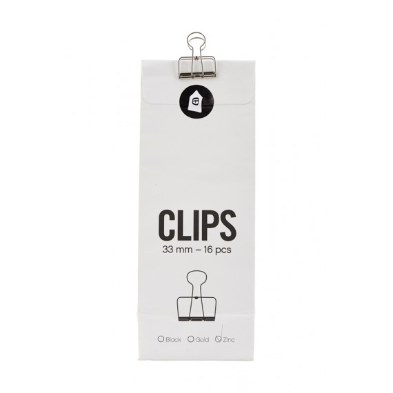 Clips con pinza zinc House Doctor 33 mm