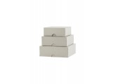 Set de 3 cajas cuadradas House Doctor 