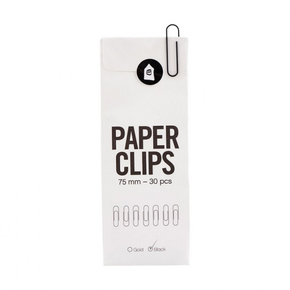 Clips negros House Doctor 75 mm