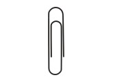 Clips negros House Doctor 75 mm