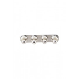 Set de 4 imanes House Doctor plata