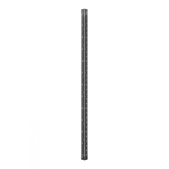 Escalímetro House Doctor negro 30 cm