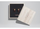 Auriculares Kreafunk aGem con cable color ciruela
