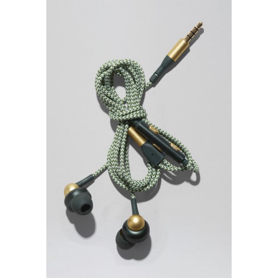 Auriculares Kreafunk aGem con cable verdes