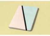 Libreta Happily Ever Paper Divido salmon-turquesa 12x16,5 cm