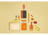 Lampara-libro-mini lumio+ naranja/negro