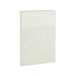 Cuaderno geométrico Monograph gris claro 17,7x25,2 cm