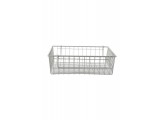 Cesta Monograph de metal gris 34x24x8 cm