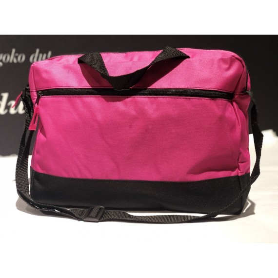 Maletin rosa y negro city