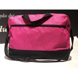 Maletin rosa y negro city
