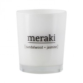 Vela aromática Meraki sándalo y jazmin