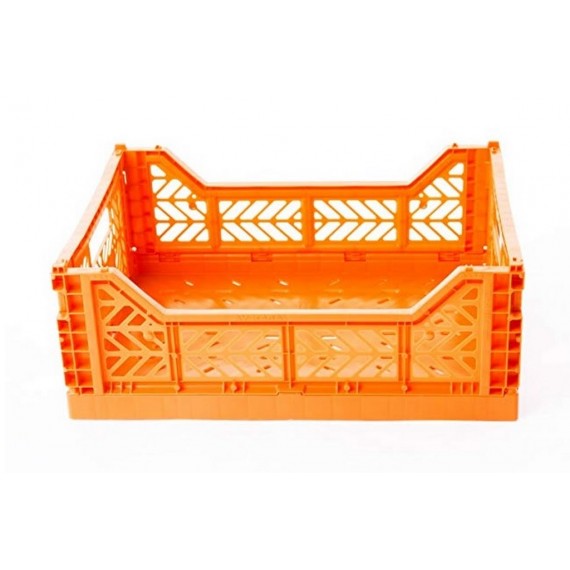 Caja midi plegable naranja de AyKasa 40x30x14.5 cm