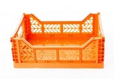 Caja midi plegable naranja de AyKasa 40x30x14.5 cm