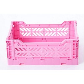 Caja midi plegable rosa de AyKasa 40x30x14.5 cm