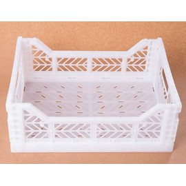 Maxi caja plegable blanca de AyKasa 60x40x22.5 cm