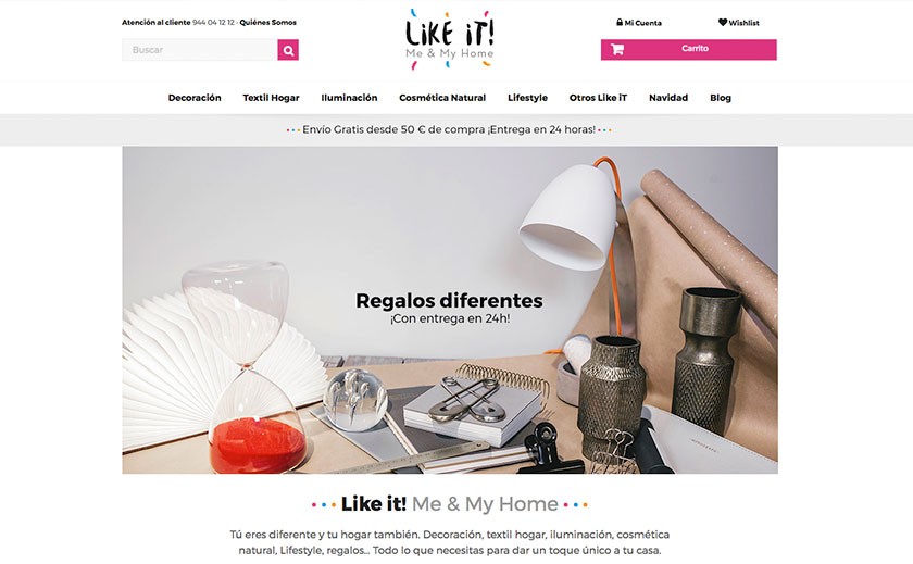 Estrenamos nueva tienda online en Like it